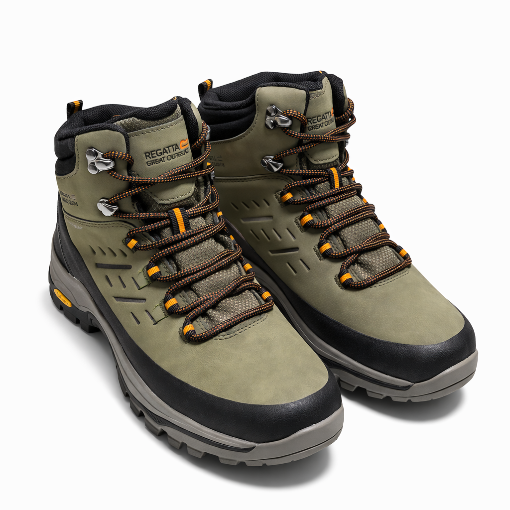 حذاء رحلات رجالي Regatta – مقاوم للماء مع نعل Vibram
