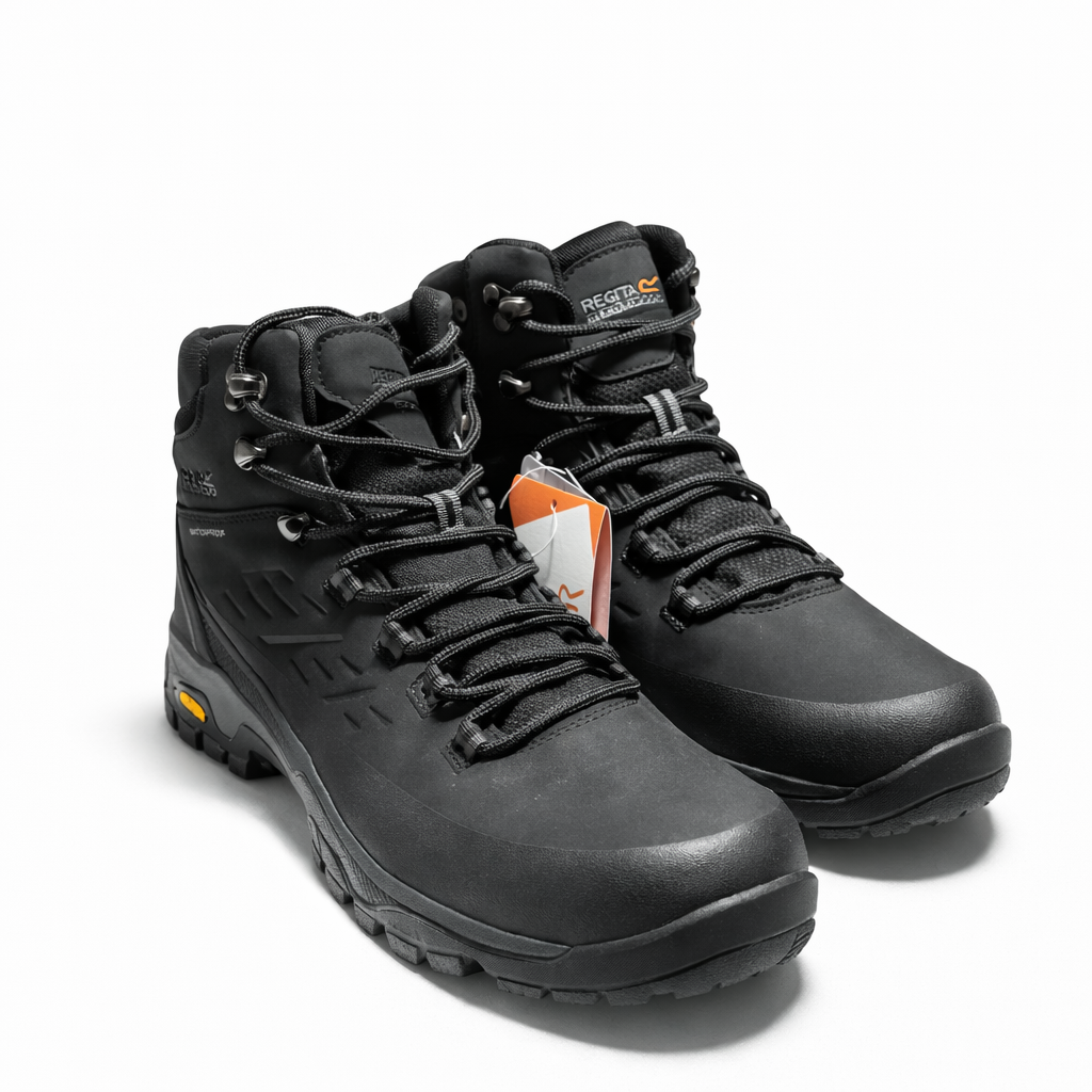 נעלי טיולים Regatta Isotex Vibram – שחור עמיד למים